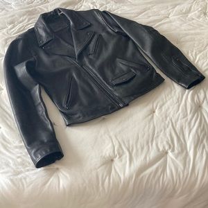 Levi’s Leather Moto Jacket, Men’s Medium, Black